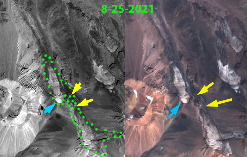Whitney glacier 89-25-2021 comparison